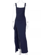 Slit Square Neck Maxi Dress (13)