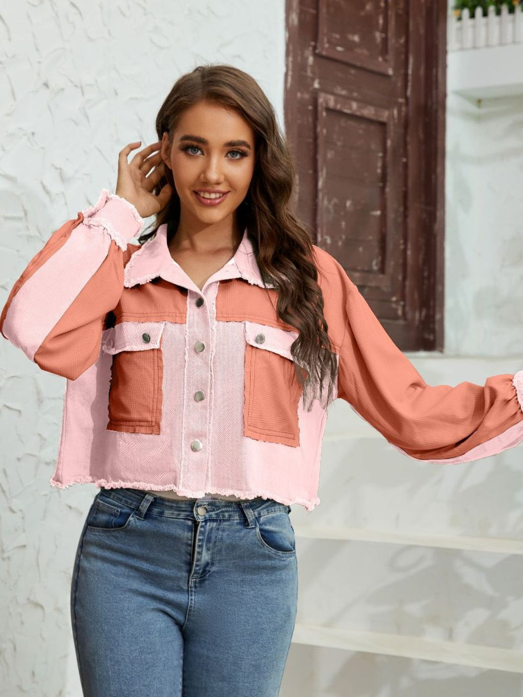 Block Crop Jacket Pockets (3)