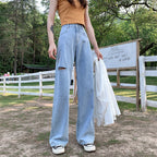 Wide-leg Jeans Light photo 4