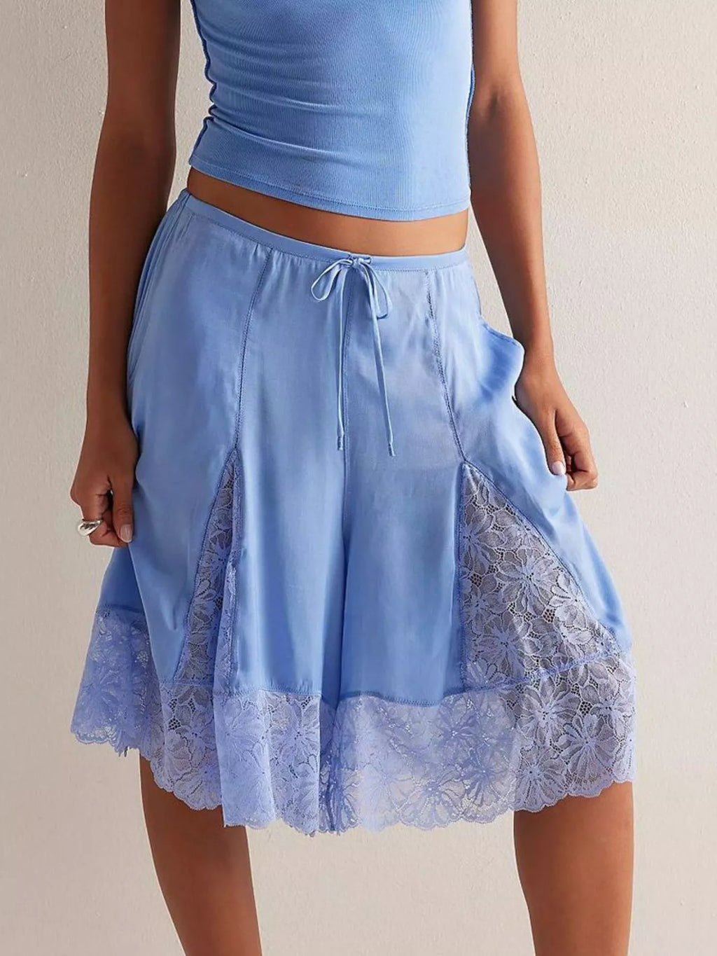 Lace Trimmed Shorts (16)