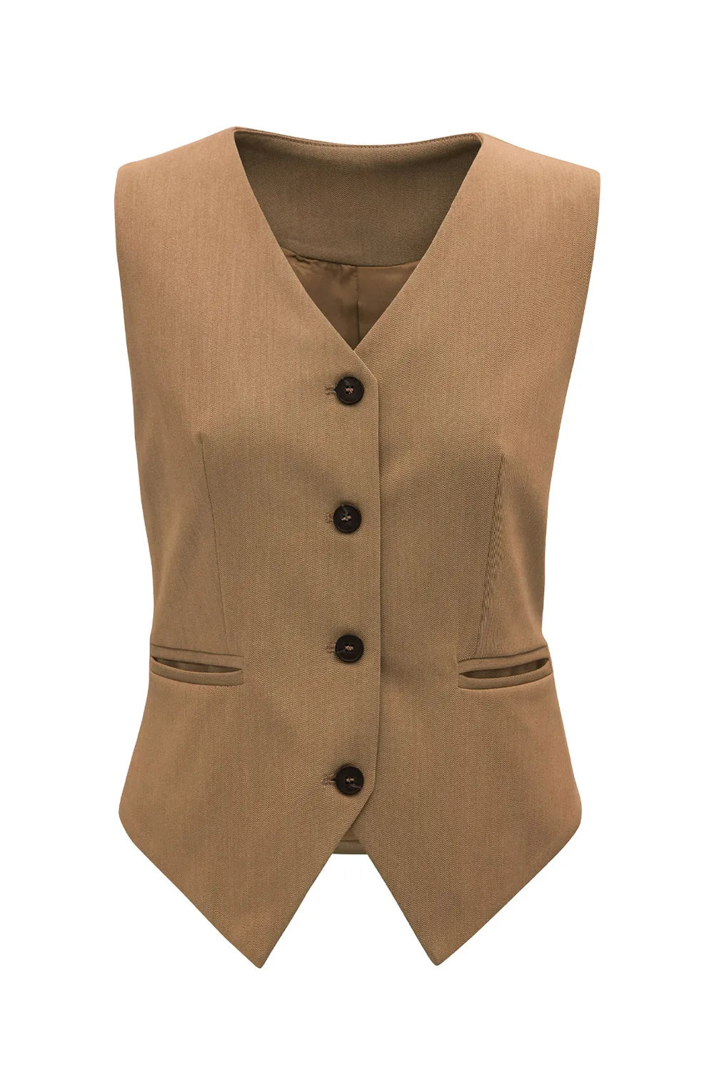 Pocketed Button Up Vest (16)