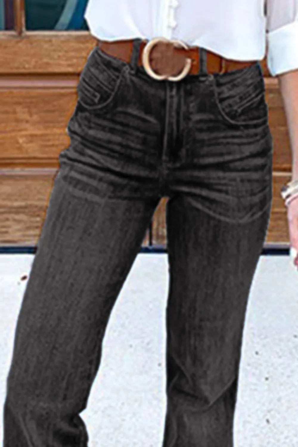 Full Size Flare Jeans Pockets Plus (6)
