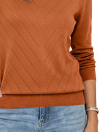 Openwork Round Neck Sweater (9)