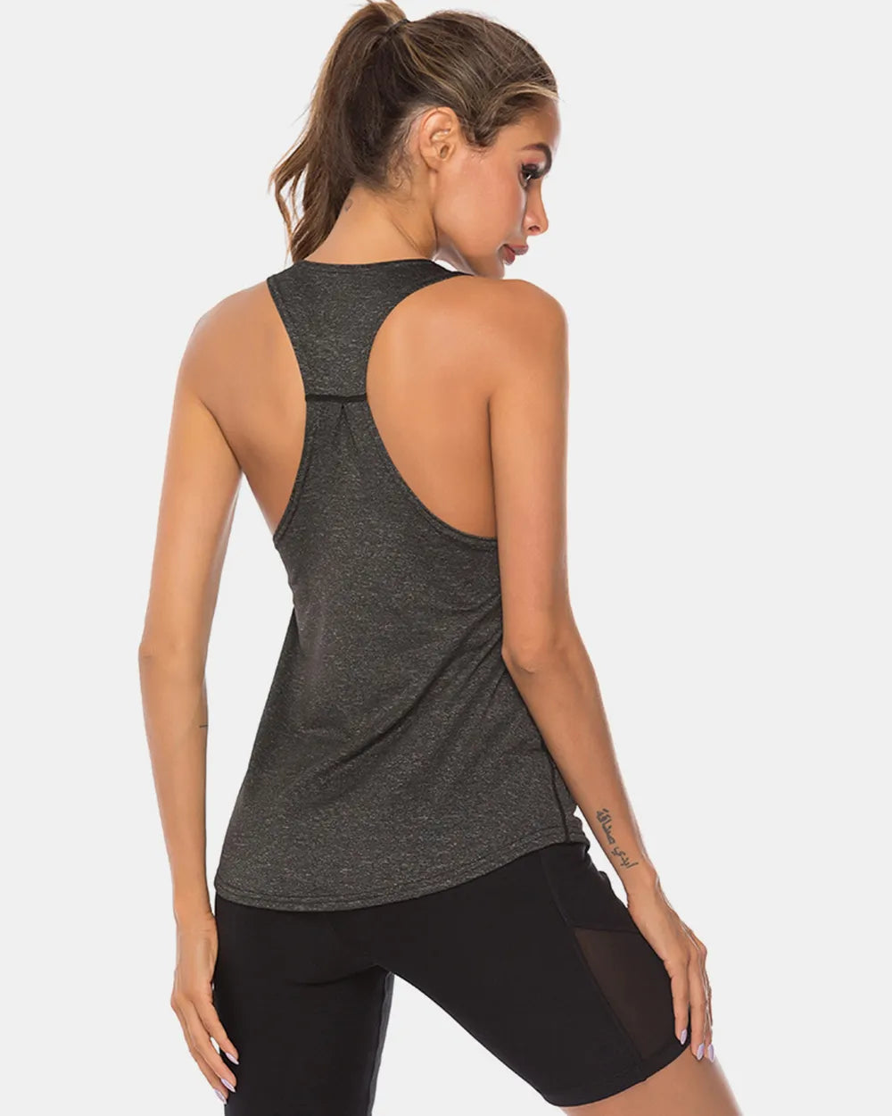 Full Size Scoop Neck Wide Strap Active Tank (5)