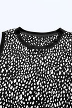 Printed Round Neck Tank Top (12)