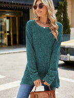 Round Neck Long Sleeve T-shirt (20)