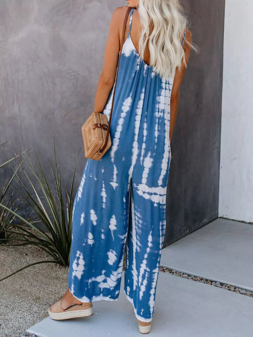 Full Size Tie-dye Wide Leg Jumpsuit Plus (3)