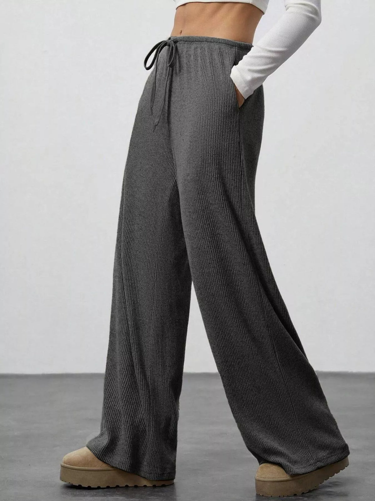 Relaxed Fit Wide Leg Pants (11)