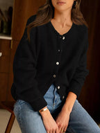 Button-down Dropped Shoulder Cardigan (7)