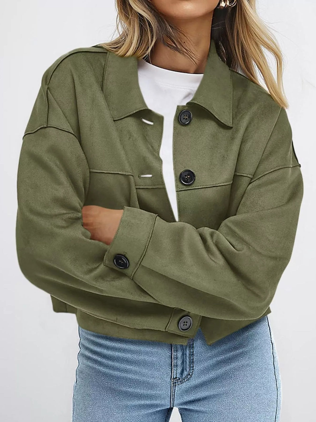 Button-down Cropped Jacket (14)