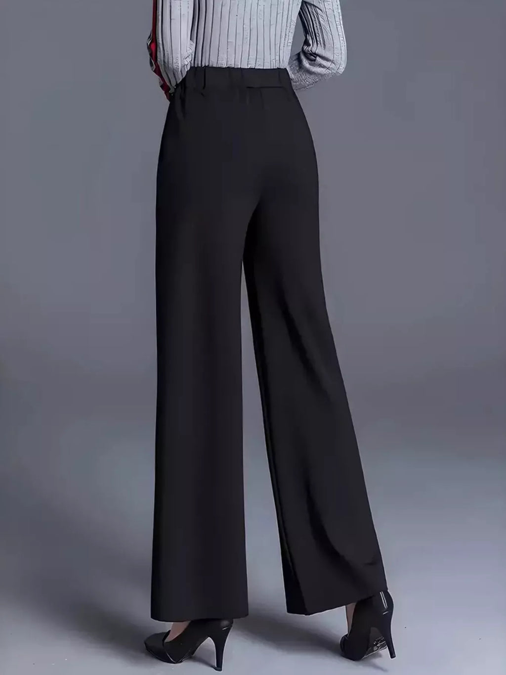 High-waisted Wide Leg Pants (4)