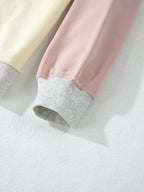 Block Round Neck Top Pants Set (17)