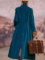 Full Size Button Up Longline Coat Plus (4)