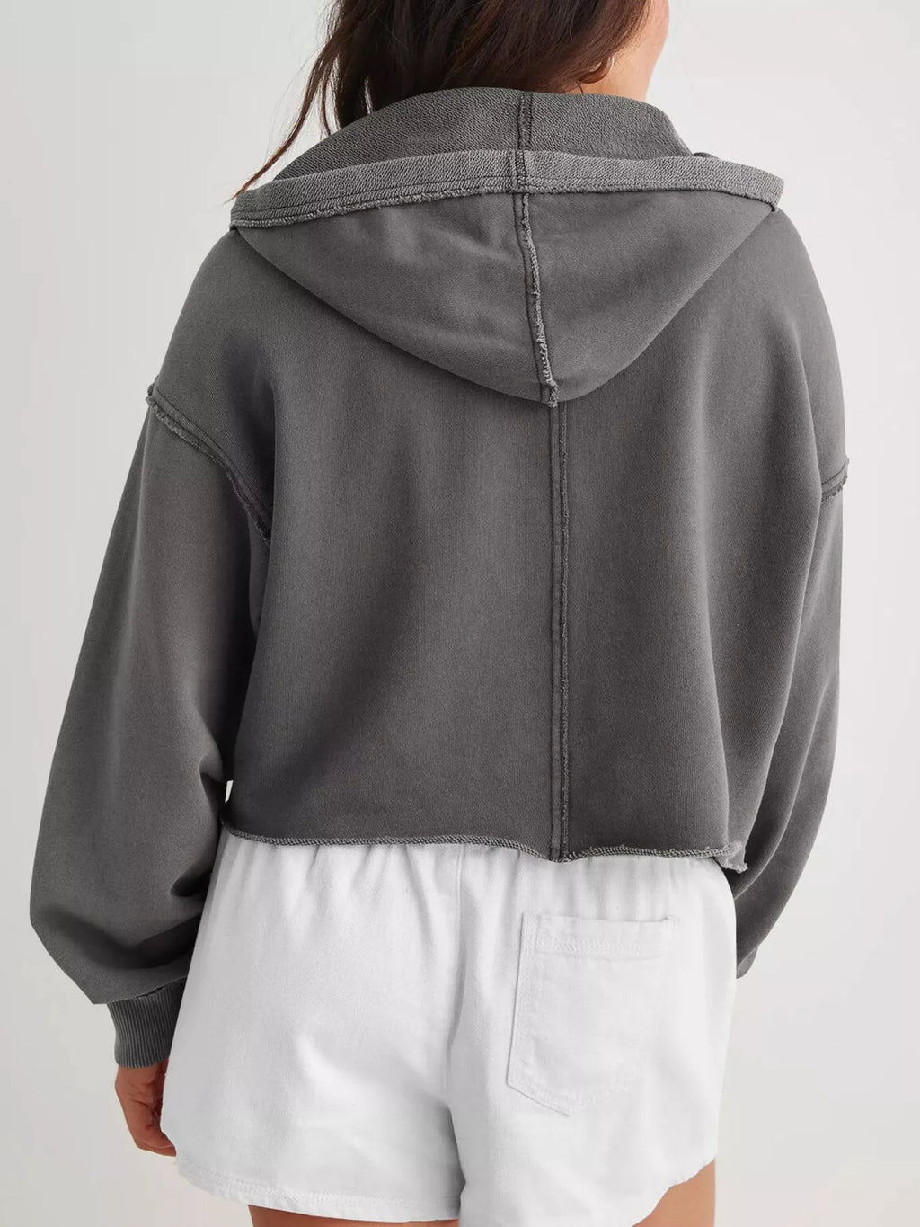 Exposed Seam Dropped Shoulder Hoodie (20)