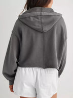 Exposed Seam Dropped Shoulder Hoodie (20)