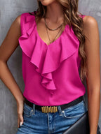Ruffled V-neck Tank (8)