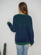 Round Neck Long Sleeve Sweater (3)
