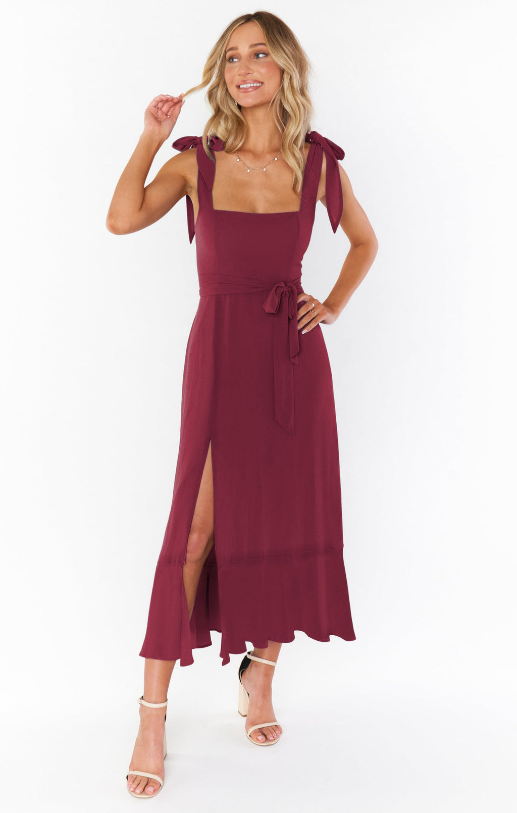 Suspender Split Dress for Women (16)