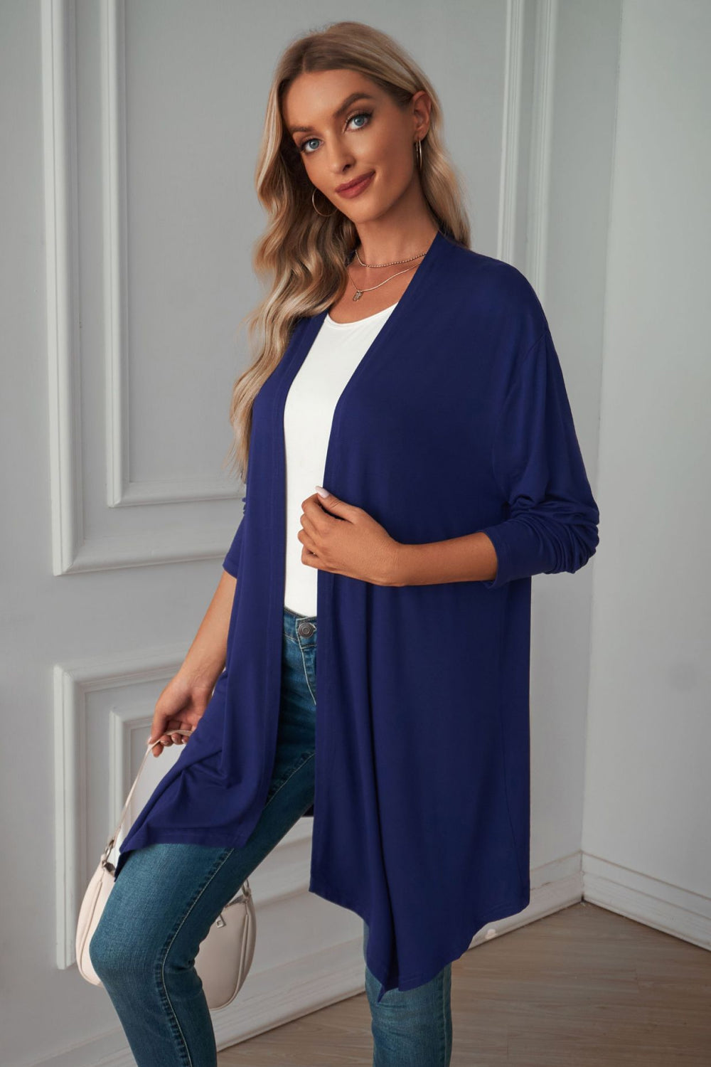 Open Front Long Sleeve Cardigan (3)