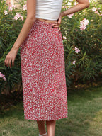 Floral Midi Ruffle Skirt photo 4