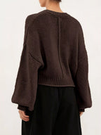 Oversized Chunky Knit Sweater (10)