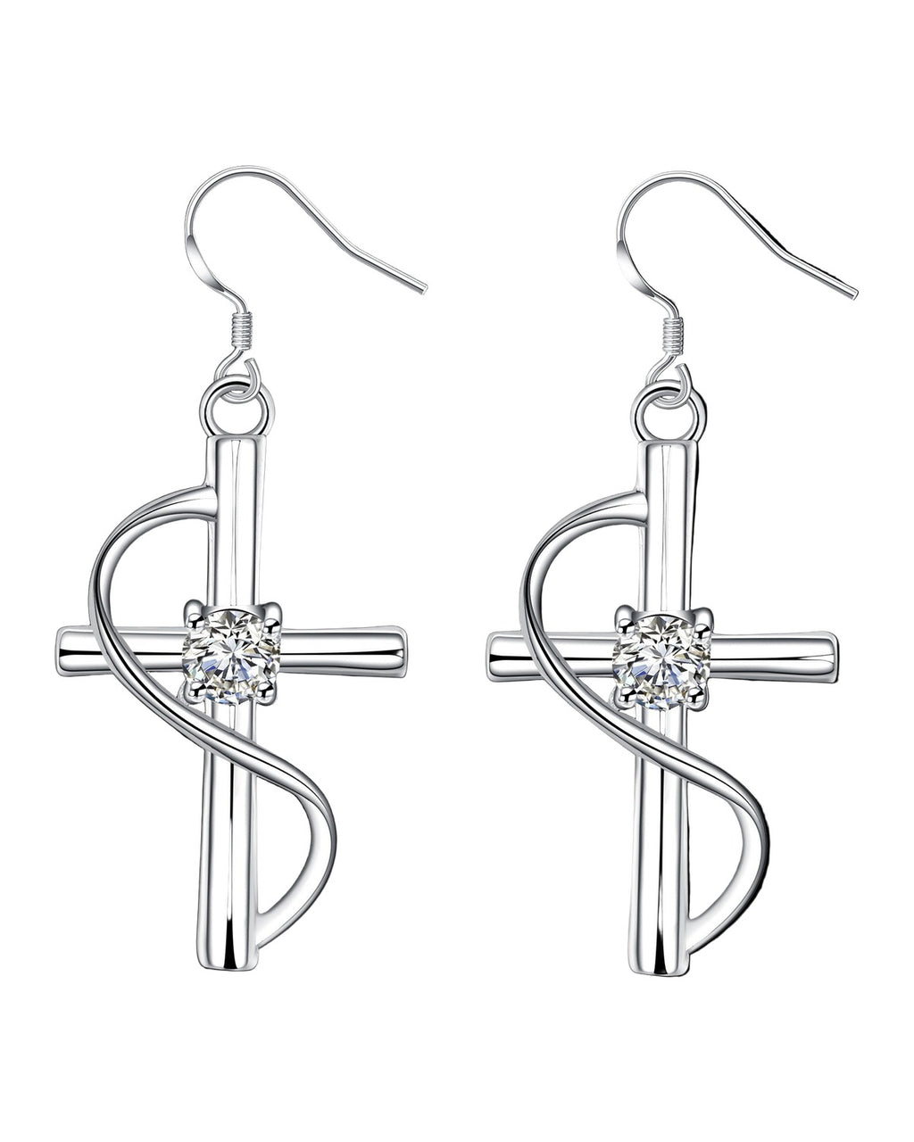 New Popular Elongated Cross Earrings (5)