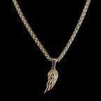 Gold-Tone and Silver-Tone Charm Pendant Necklace