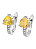 Loving Heart Zircon British Ear Clip Japanese Korean Simple