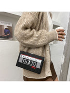 Women's Bag Creative Tape Chain Crossbody Box Bag