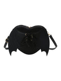 Heart Shape Bag Strap Bat Wings One Shoulder Crossbody