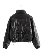 Faux Leather Cotton Jacket photo 1