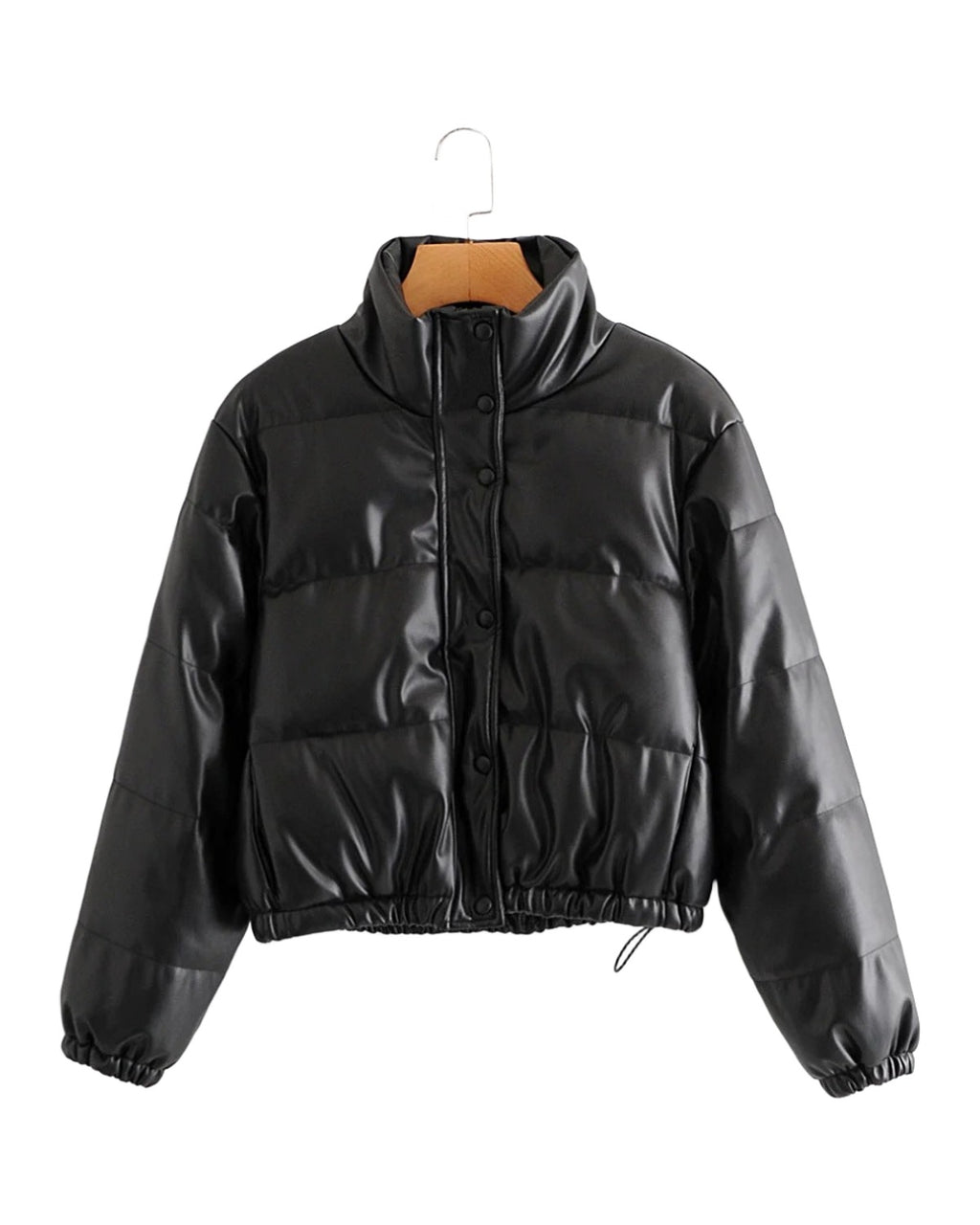 Faux Leather Cotton Jacket photo 2