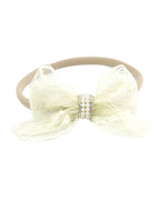 Lace Bow Headband Hair Band photo 9