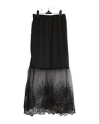 Lace Mesh Skirt Long photo 3