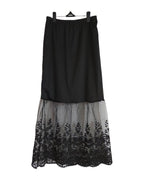 Lace Mesh Skirt Long photo 4