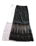 Lace Mesh Skirt Long photo 8