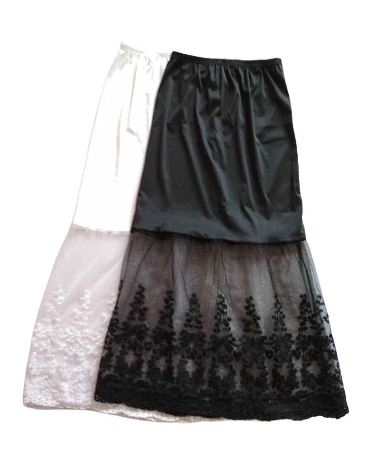 Lace Mesh Skirt Long photo 8