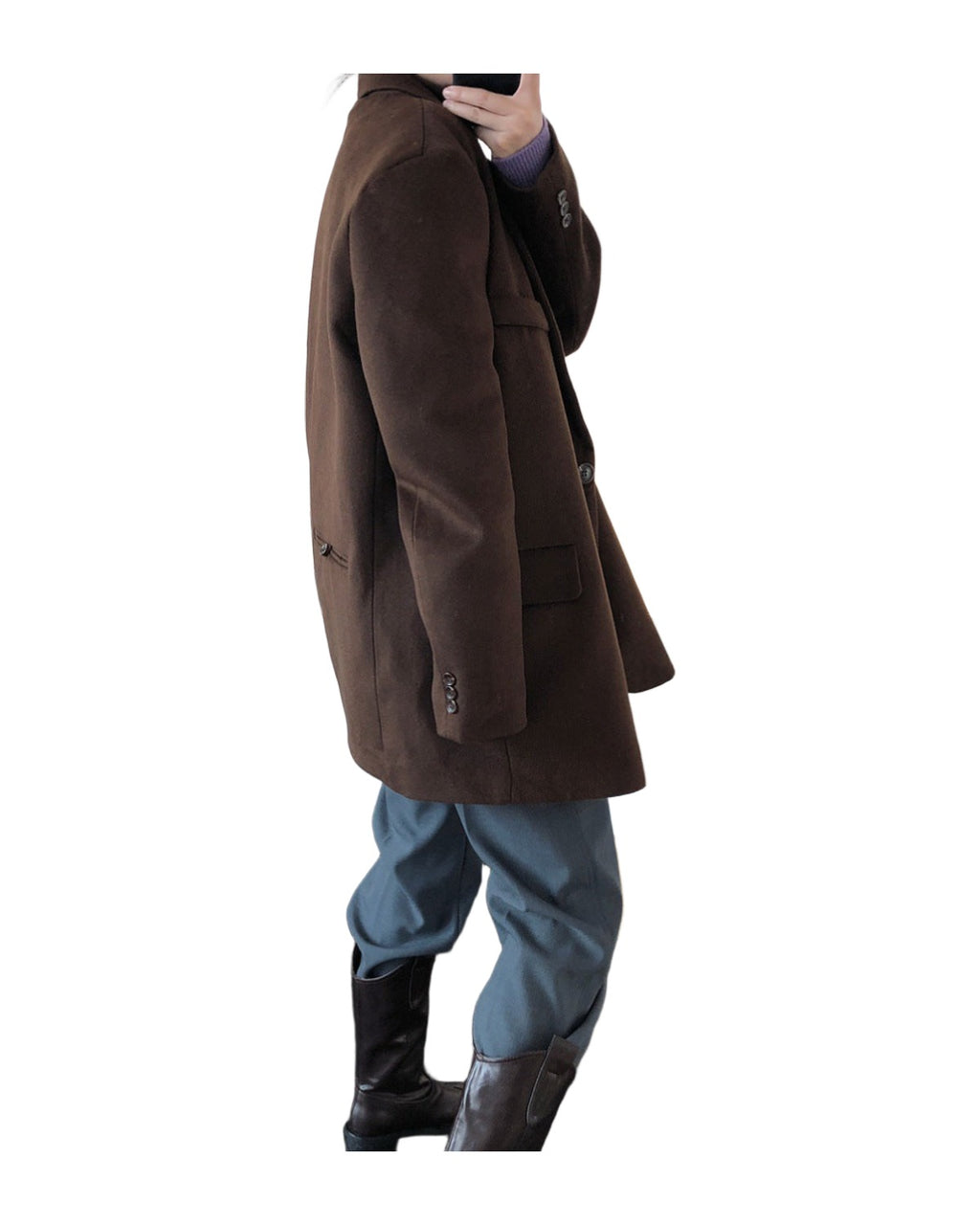 Oversized Wool Blazer photo 3