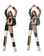 High Elastic Stitching Raw Edge Straight-leg Jeans photo 5