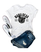 Mama Mom Letter Print T-shirt Short Sleeve Top photo 5