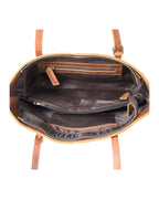 Simple First Layer Cowhide Tote Bag Retro Shoulder photo 6