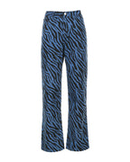 Zebra Print High-rise Jeans photo 3