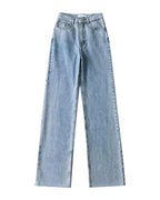 Loose High Waist Skinny White Jeans photo 2