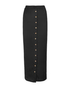 Half-length Skirt Muslim Button Pencil photo 2