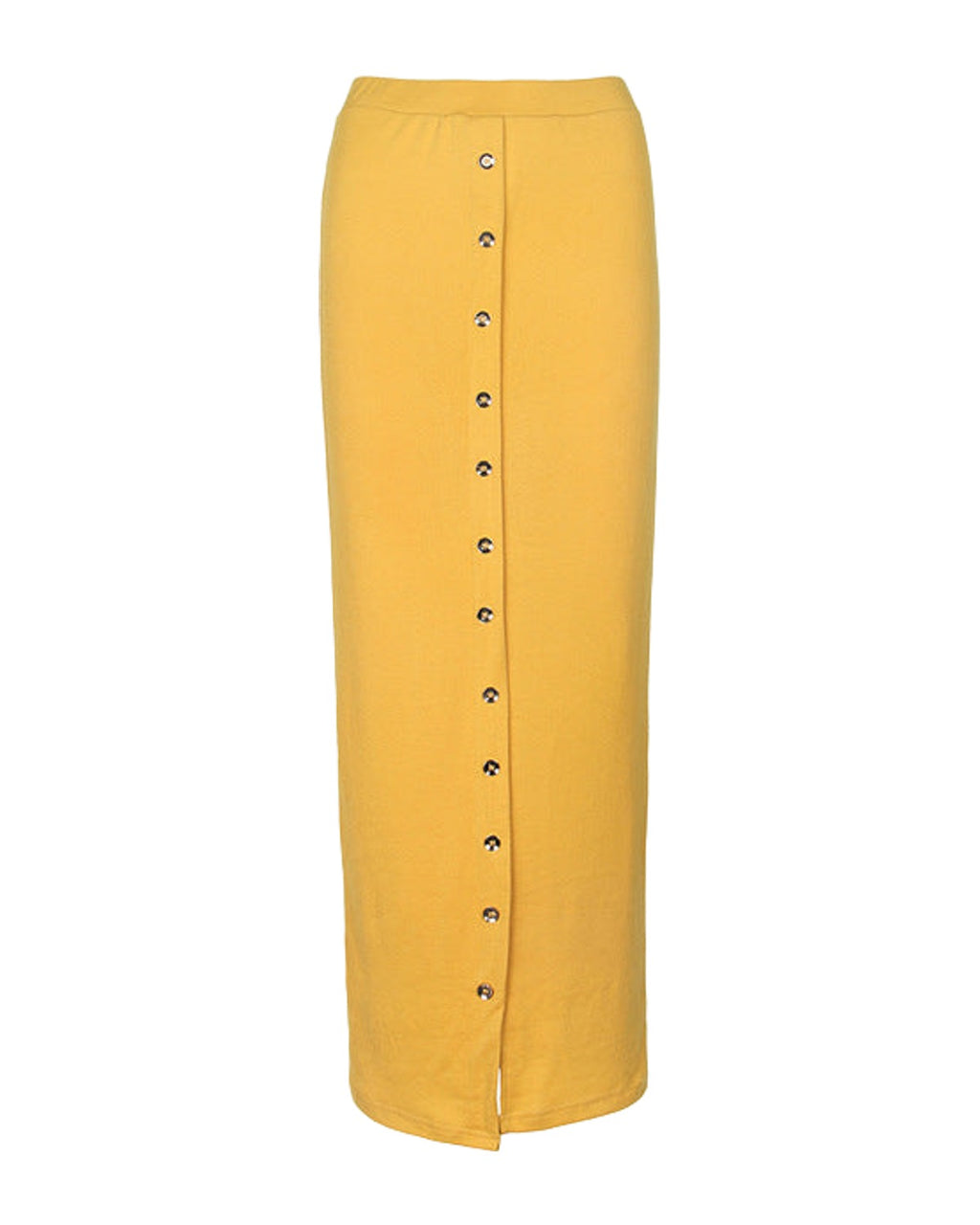 Half-length Skirt Muslim Button Pencil photo 6