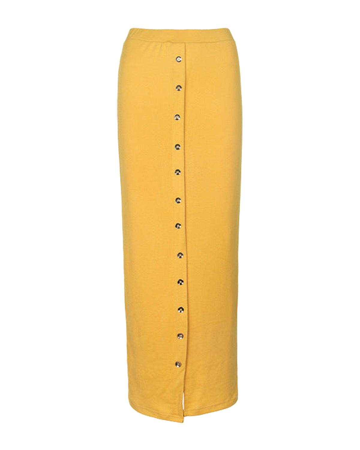Half-length Skirt Muslim Button Pencil photo 6