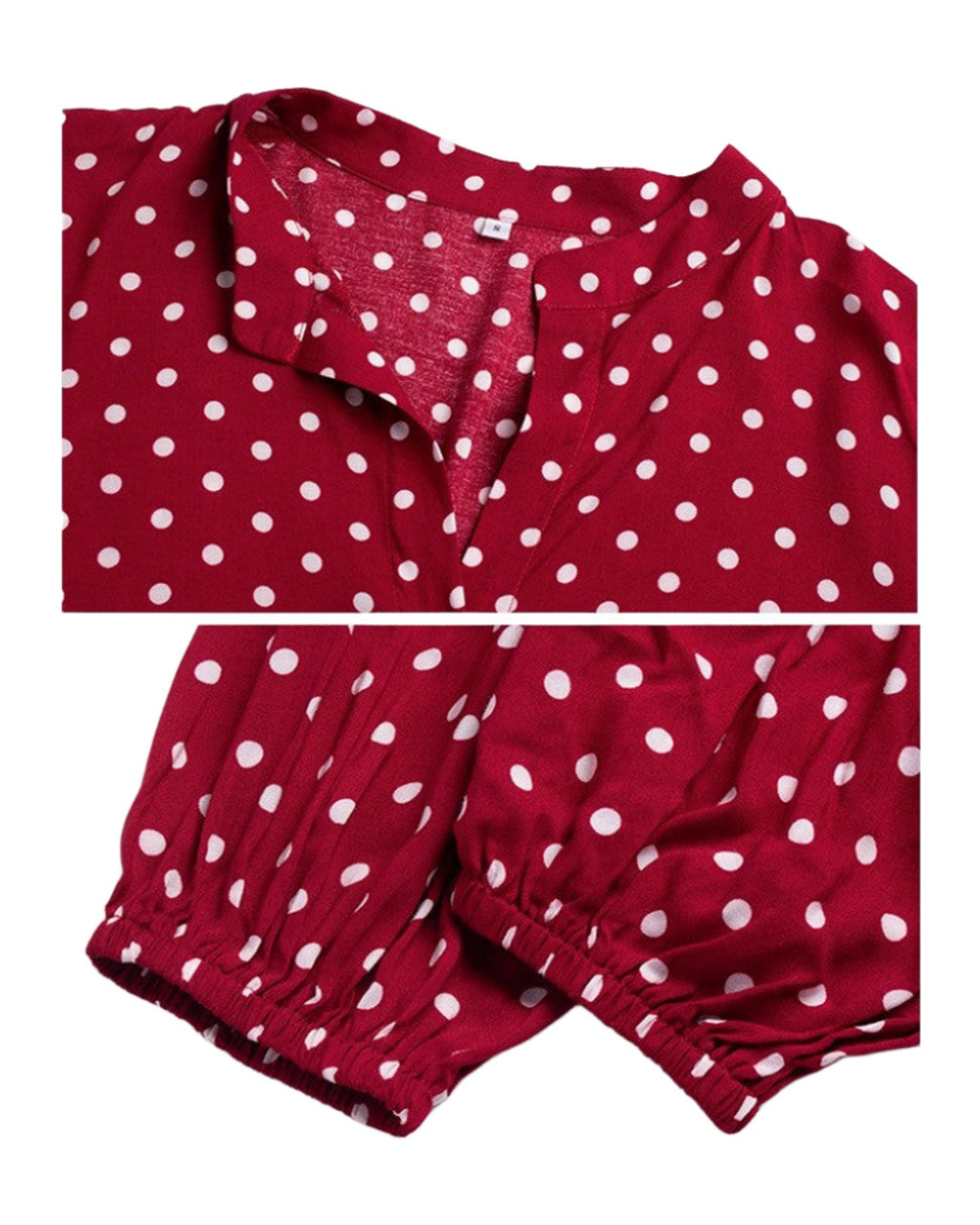 Autumn Long Sleeve Polka Dot Dress photo 5