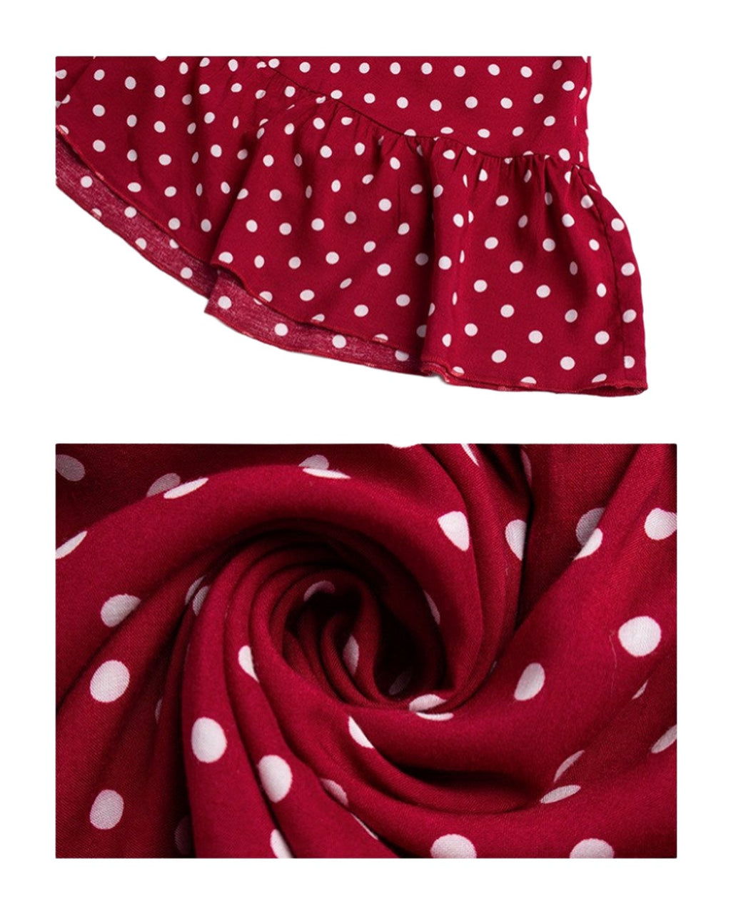 Autumn Long Sleeve Polka Dot Dress photo 7