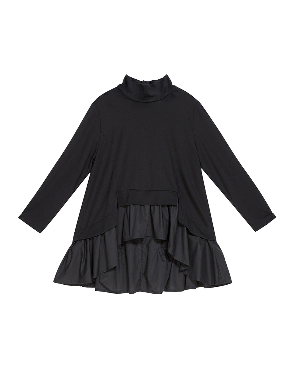 Dark Cold Ruffled Baby Shirt Long Sleeves photo 1