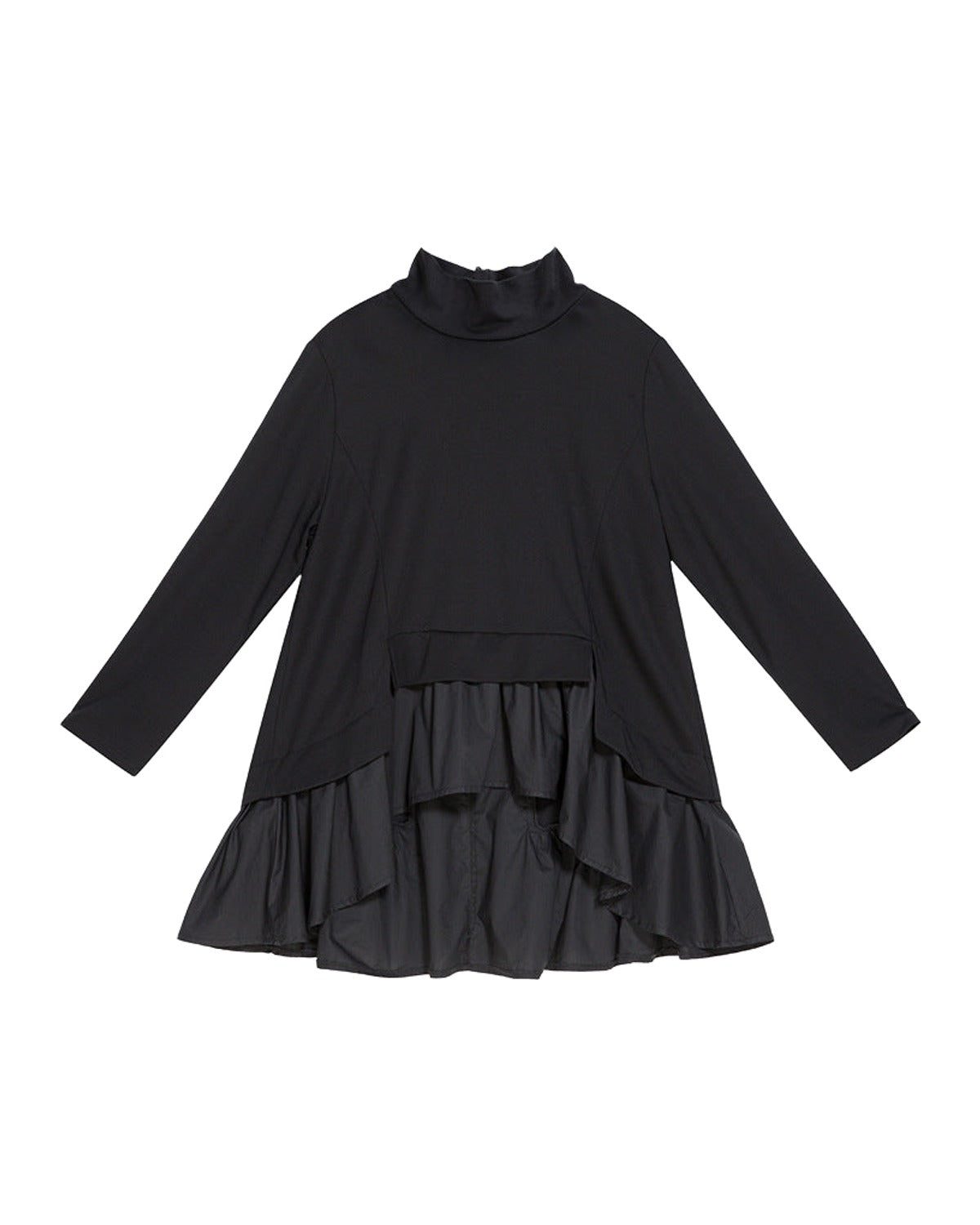 Dark Cold Ruffled Baby Shirt Long Sleeves photo 1